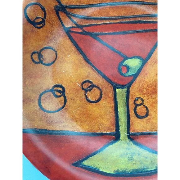 Carol Altman Art in Motion salad plates Certified International, set of 3 - Picture 3 of 9